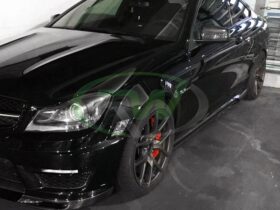 RW Carbon W204 C63 DTM CF Side Skirt Extensions - Image 4