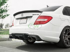 RW Carbon W204 C63 DTM Carbon Fiber Rear Diffuser - Image 20