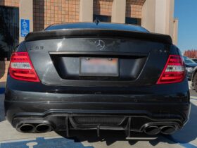 RW Carbon W204 C63 DTM Carbon Fiber Rear Diffuser - Image 6