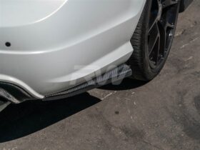 RW Carbon Mercedes W204 FL CF Rear Bumper Splitters