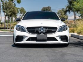 RW Carbon W205 C43 2019+ Night Style CF Front Lip - Image 3