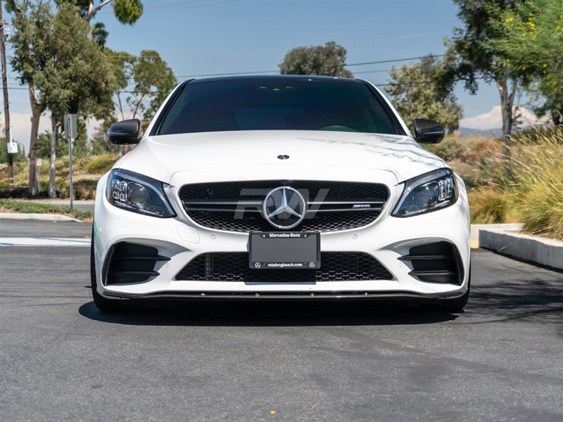 RW Carbon Mercedes W205 C43 2019+ Night Style CF Front Lip - Image 3