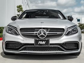 RW Carbon W205 C63 AMG Carbon Fiber Front Trim - Image 3