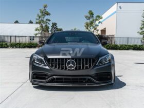 RW Carbon W205 C63 C63S Coupe ED1 Style CF Front Lip - Image 3
