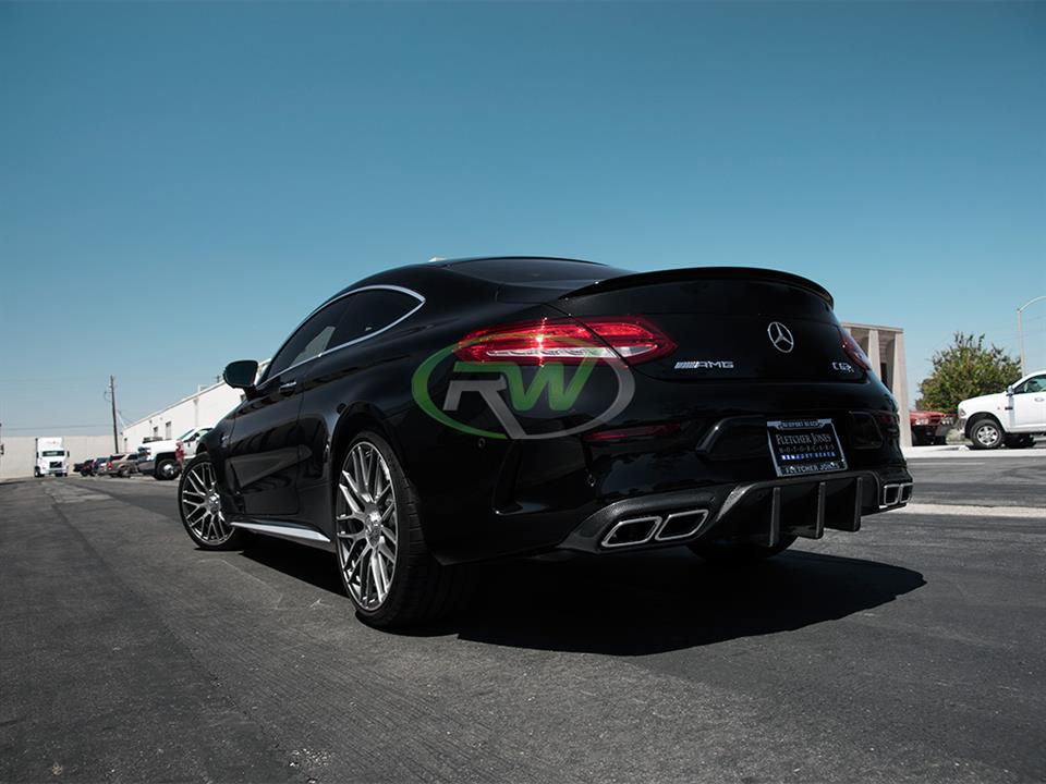 RW Carbon Mercedes W205 C63/C63S Coupe DTM CF Rear Diffuser - Image 10