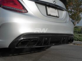 RW Carbon Mercedes W205 C63/C63S Sedan 19+ CF Diffuser