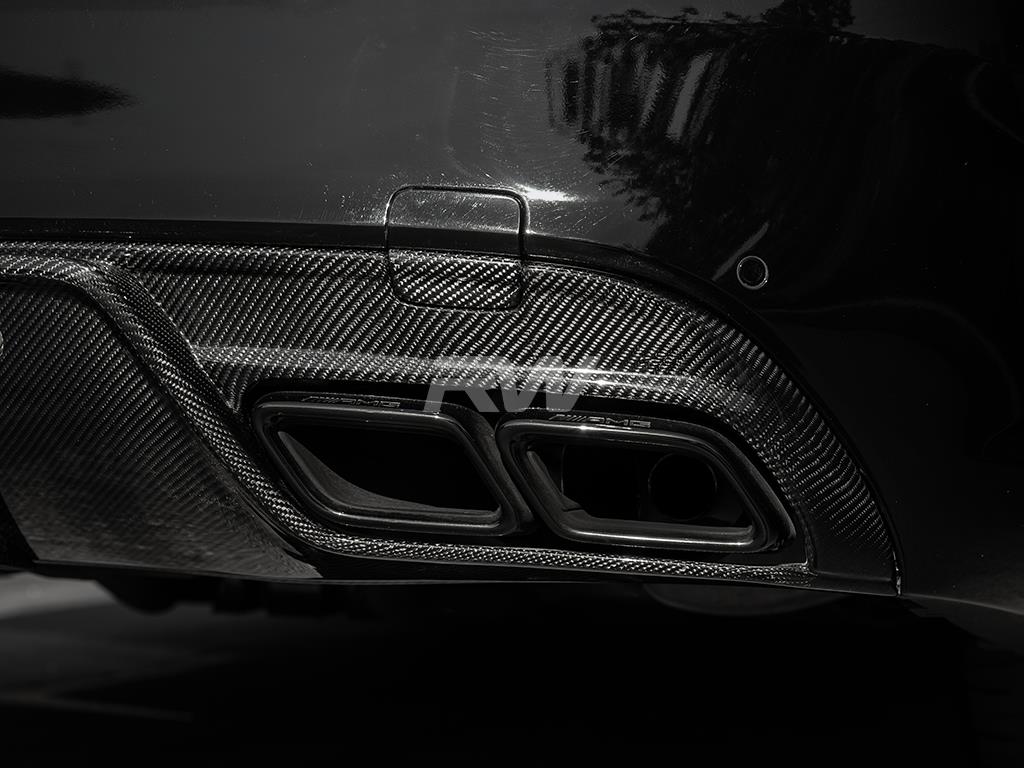 RW Carbon Mercedes W205 C63/C63S Sedan 19+ DTM CF Diffuser - Image 9