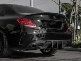 RW Carbon W205 C63/C63S Sedan 19+ DTM CF Diffuser - Image 7