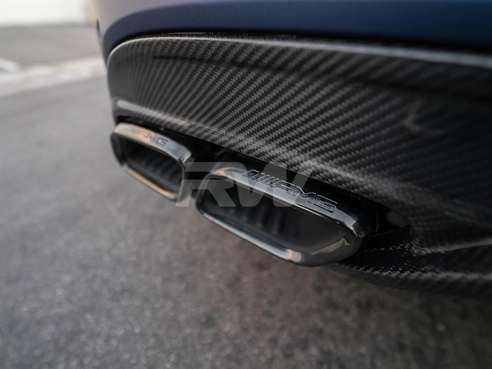 RW Carbon Mercedes W205 C63/C63S Sedan 19+ DTM CF Diffuser - Image 10
