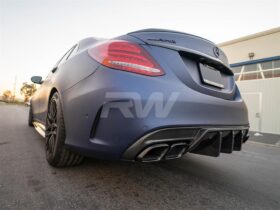 RW Carbon W205 C63/C63S Sedan 19+ DTM CF Diffuser - Image 3