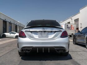 RW Carbon W205 C63/C63S Sedan 19+ DTM CF Diffuser - Image 6