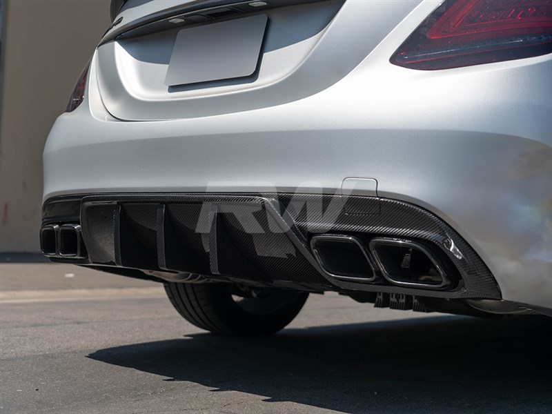 RW Carbon Mercedes W205 C63/C63S Sedan 19+ DTM CF Diffuser