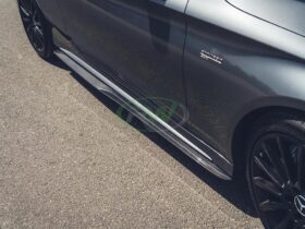 RW Carbon W205 GTX CF Side Skirt Extensions - Image 14