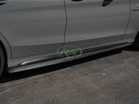 RW Carbon W205 GTX CF Side Skirt Extensions - Image 17