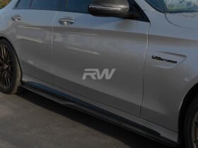 RW Carbon W205 GTX CF Side Skirt Extensions - Image 25