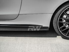 RW Carbon W205 GTX CF Side Skirt Extensions - Image 3