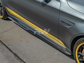 RW Carbon W205 GTX CF Side Skirt Extensions - Image 5