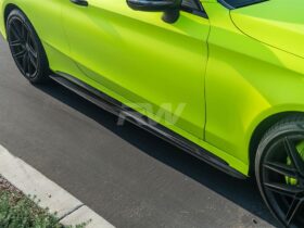 RW Carbon W205 GTX CF Side Skirt Extensions - Image 7