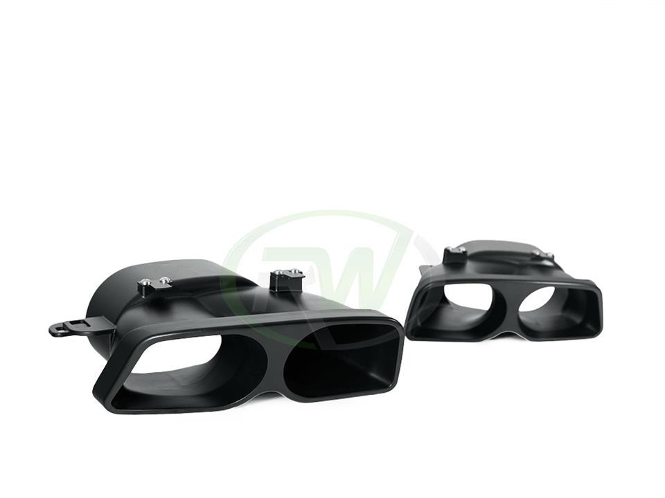 RW Carbon Mercedes W205 W212 BRS Style Aluminum Exhaust Tips - Image 13