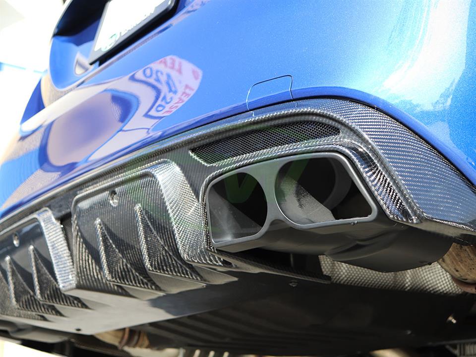 RW Carbon Mercedes W205 W212 BRS Style Aluminum Exhaust Tips - Image 3