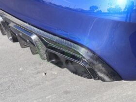 RW Carbon W205 W212 BRS Style Aluminum Exhaust Tips - Image 4