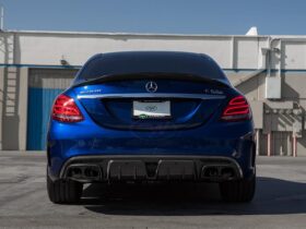 RW Carbon W205 W212 BRS Style Aluminum Exhaust Tips - Image 7