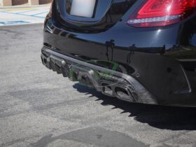 RW Carbon W205 W212 Carbon Fiber Exhaust Tips - Image 2