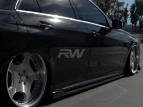 RW Carbon W212 E63 14+ CF Side Skirt Extensions - Image 12