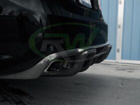 RW Carbon W212 E63 Renn Style Carbon Fiber Diffuser - Image 10