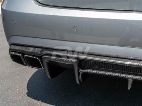 RW Carbon W212 E63 Renn Style Carbon Fiber Diffuser - Image 8