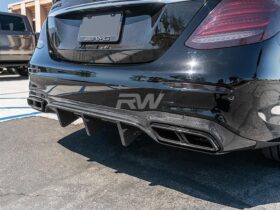 RW Carbon W213 E63S Carbon Fiber Rear Diffuser - Image 2