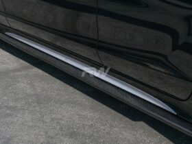 RW Carbon W218 CLS Carbon Fiber Side Skirt Extensions - Image 8