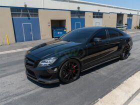 RW Carbon W218 CLS Carbon Fiber Side Skirt Extensions - Image 10