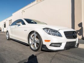 RW Carbon W218 CLS Carbon Fiber Side Skirt Extensions - Image 2