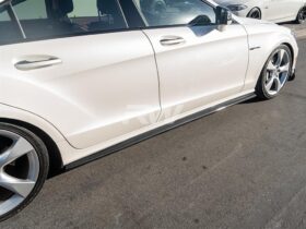 RW Carbon W218 CLS Carbon Fiber Side Skirt Extensions - Image 5