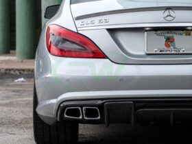 RW Carbon W218 CLS63 Renn Style Carbon Fiber Diffuser - Image 8