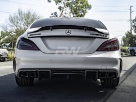 RW Carbon W218 CLS63 Renn Style Carbon Fiber Diffuser - Image 13