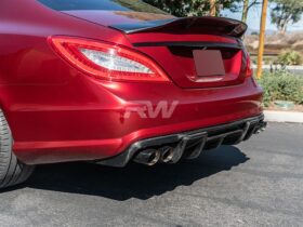 RW Carbon W218 CLS63 Renn Style Carbon Fiber Diffuser - Image 23