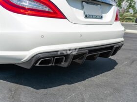 RW Carbon W218 CLS63 Renn Style Carbon Fiber Diffuser - Image 7