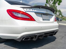 RW Carbon W218 CLS63 Renn Style Carbon Fiber Diffuser - Image 25