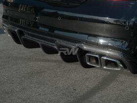 RW Carbon W218 CLS63 Renn Style Carbon Fiber Diffuser - Image 15