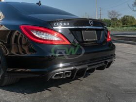 RW Carbon W218 CLS63 Renn Style Carbon Fiber Diffuser - Image 16