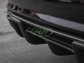 RW Carbon W218 CLS63 Renn Style Carbon Fiber Diffuser - Image 19