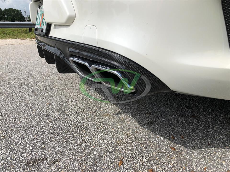 RW Carbon Mercedes W205 C63/C63S Coupe CF Diffuser - Image 15