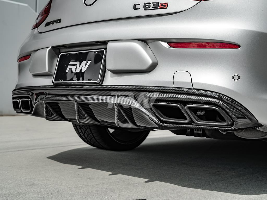 RW Carbon Mercedes W205 C63/C63S Coupe CF Diffuser