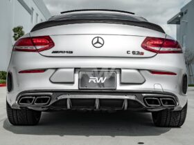 RW Carbon W205 C63/C63S Coupe CF Diffuser - Image 2
