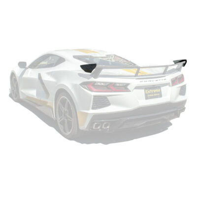 EOS 2020-2026 Chevrolet Corvette C8 With Rear High Wing Spoiler Factory Style Rear Spoiler's Winglets Carbon Fiber