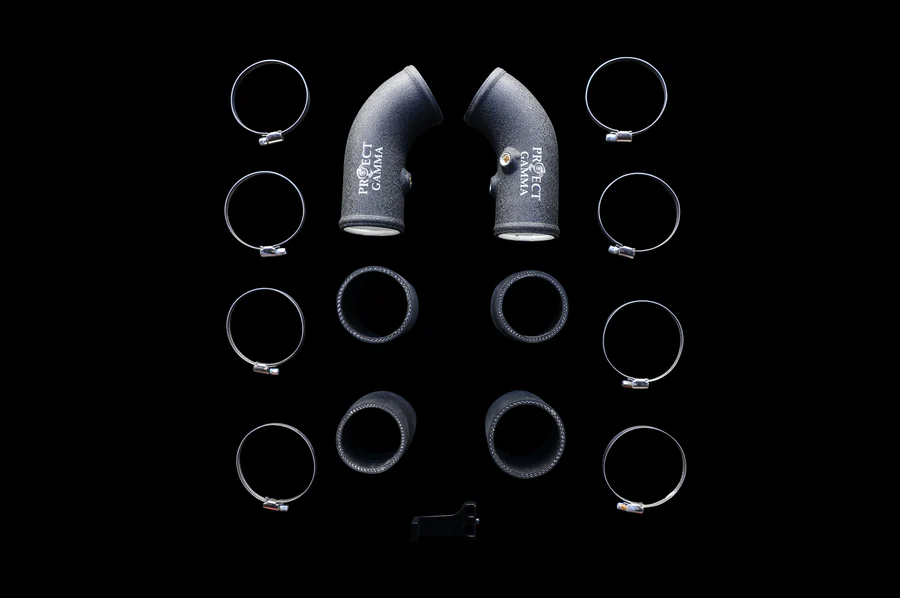 Project Gamma M5 / M6 Aluminum Charge Pipes for C8 Corvette