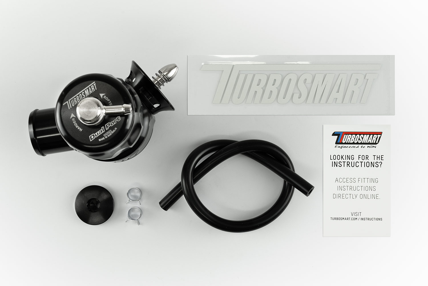 Turbosmart Smart Port Dual Port Mitsubishi EVO IV to X - Black - Image 6