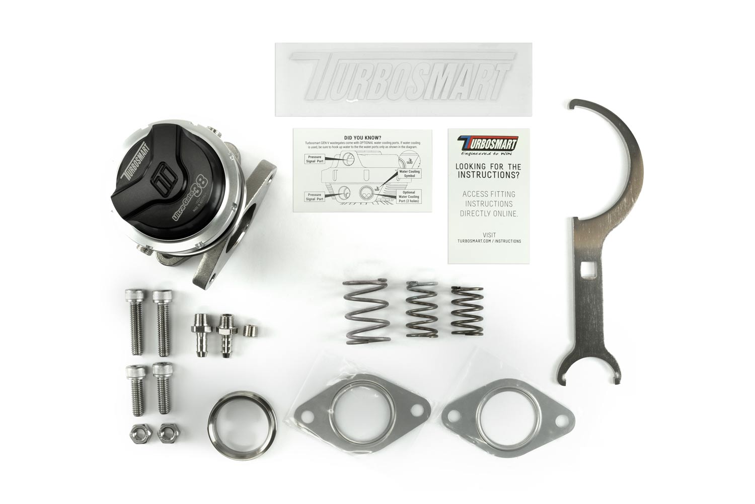 Turbosmart GenV UltraGate38 14psi External Wastegate (Black) - Image 5